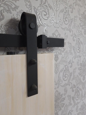 Detail Schiebetrlaufwagen mit Stopper basic 1