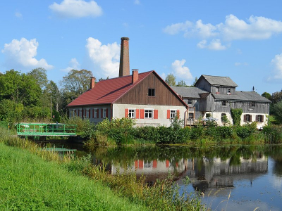 Wassermühle von Zasa in Lettland