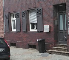 Fensterladensicherung im Erdgeschoss